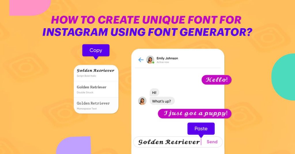 How to Create Unique Font for Instagram Using Font Generator ...